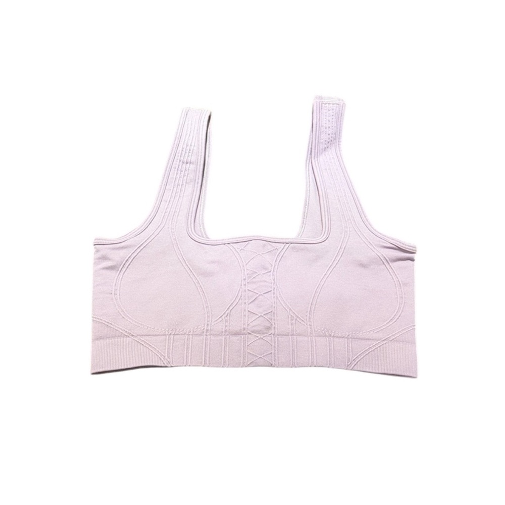 Gymshark Warm Lilac Corset Seamless Sports Bra